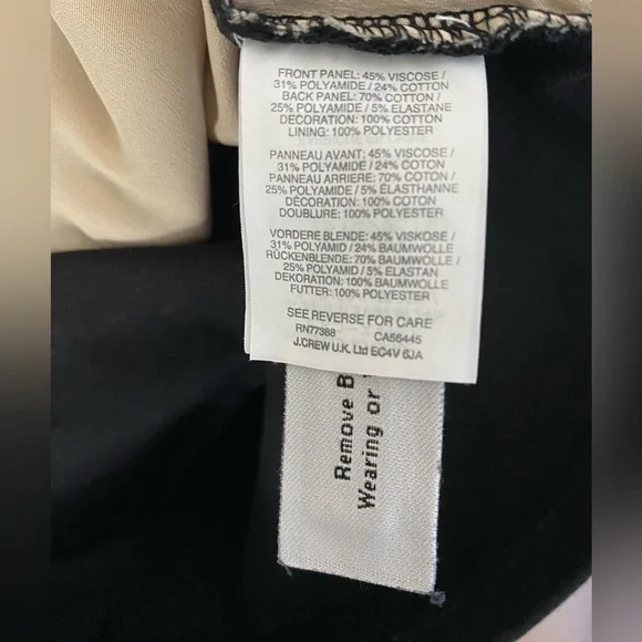 J. CREW Very cute and stylish Fringe Top In Tweed And Lace! Worn only one time! - Picture 6 of 7